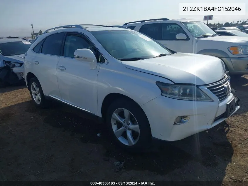 2T2ZK1BA4FC152046 2015 Lexus Rx 350