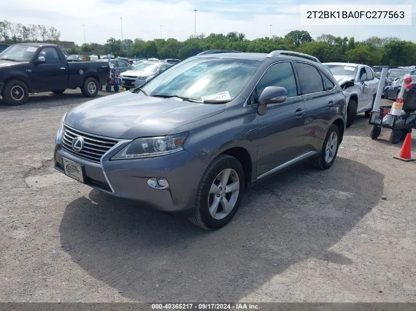 2015 Lexus Rx 350 VIN: 2T2BK1BA0FC277563 Lot: 40365217