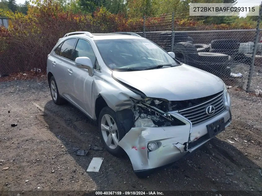 2015 Lexus Rx 350 350/Base/F Sport VIN: 2T2BK1BA9FC293115 Lot: 40367159