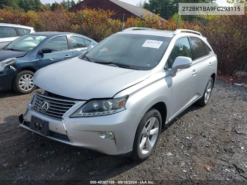 2015 Lexus Rx 350 350/Base/F Sport VIN: 2T2BK1BA9FC293115 Lot: 40367159