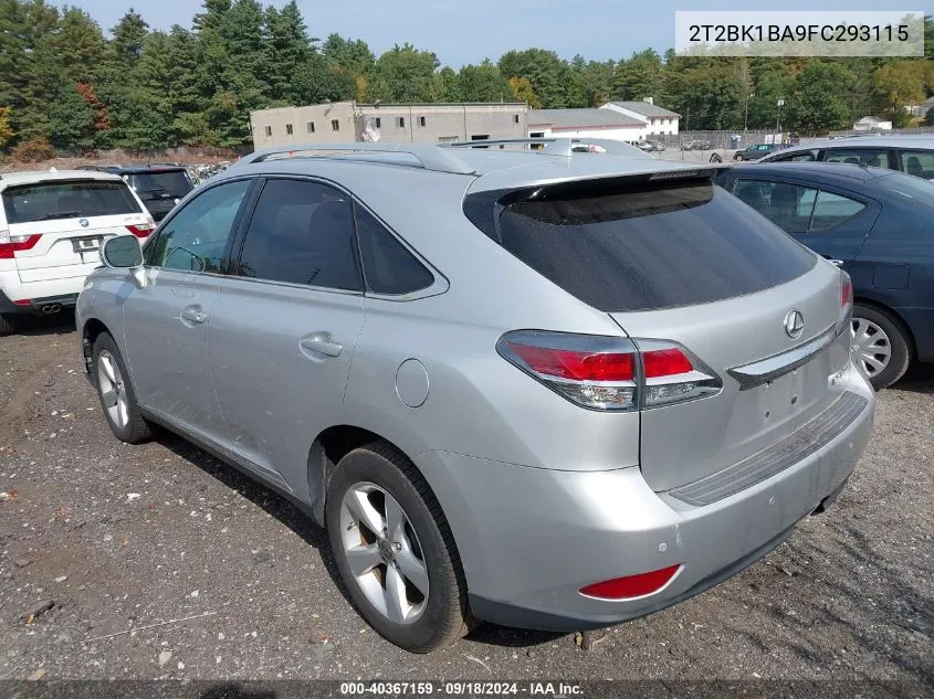 2015 Lexus Rx 350 350/Base/F Sport VIN: 2T2BK1BA9FC293115 Lot: 40367159