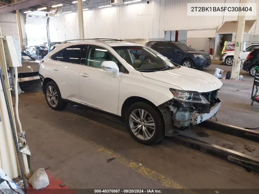 2015 Lexus Rx 350 VIN: 2T2BK1BA5FC308404 Lot: 40370067