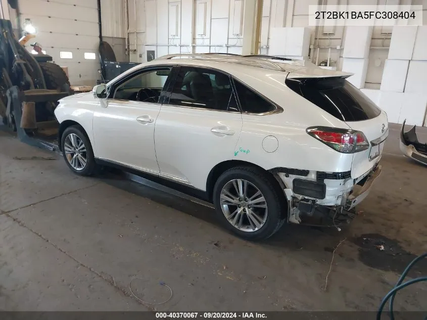 2T2BK1BA5FC308404 2015 Lexus Rx 350