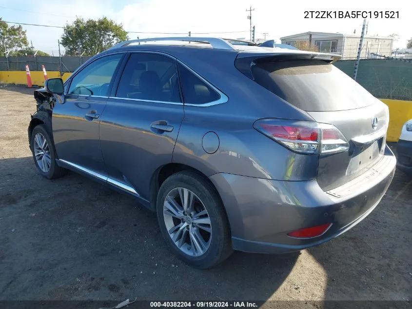 2T2ZK1BA5FC191521 2015 Lexus Rx 350