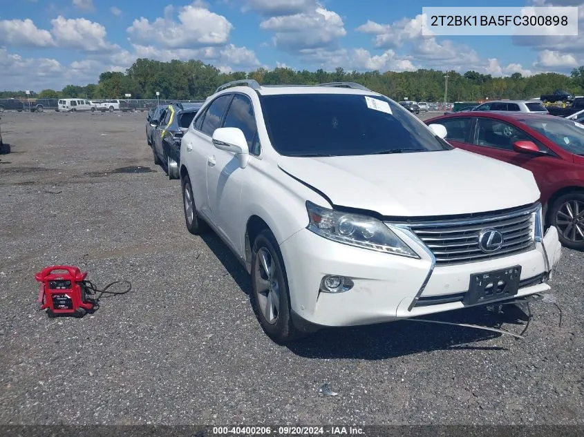 2015 Lexus Rx 350 VIN: 2T2BK1BA5FC300898 Lot: 40400206