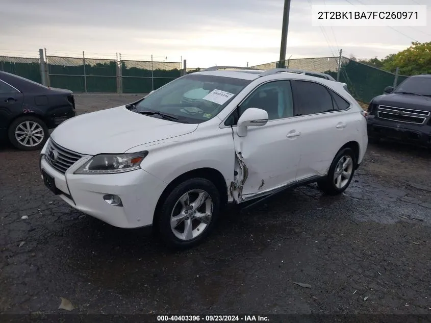 2T2BK1BA7FC260971 2015 Lexus Rx 350/Base/F Sport