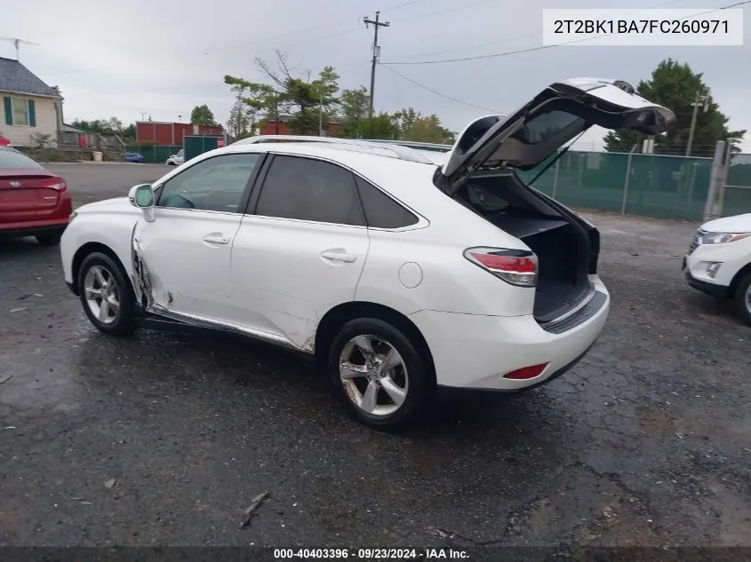 2T2BK1BA7FC260971 2015 Lexus Rx 350/Base/F Sport