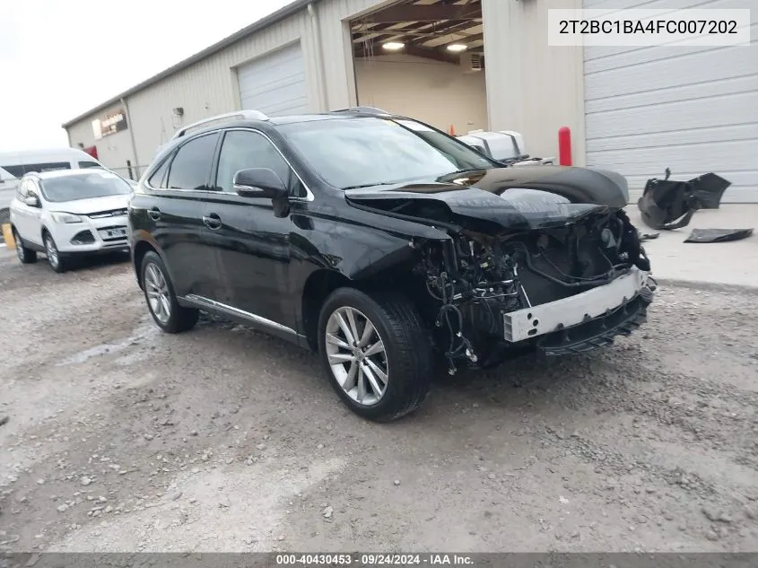 2T2BC1BA4FC007202 2015 Lexus Rx 450H