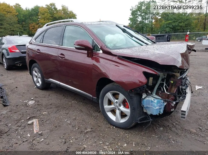 2T2BK1BA5FC299235 2015 Lexus Rx 350