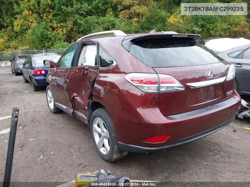 2T2BK1BA5FC299235 2015 Lexus Rx 350