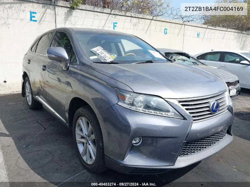 2T2ZB1BA4FC004169 2015 Lexus Rx 450H