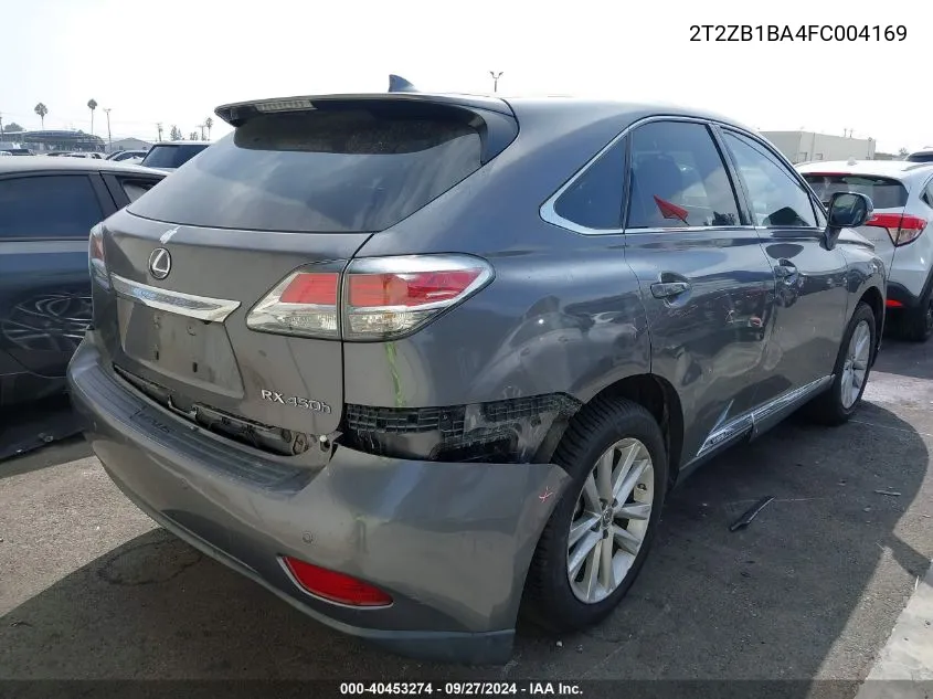 2T2ZB1BA4FC004169 2015 Lexus Rx 450H