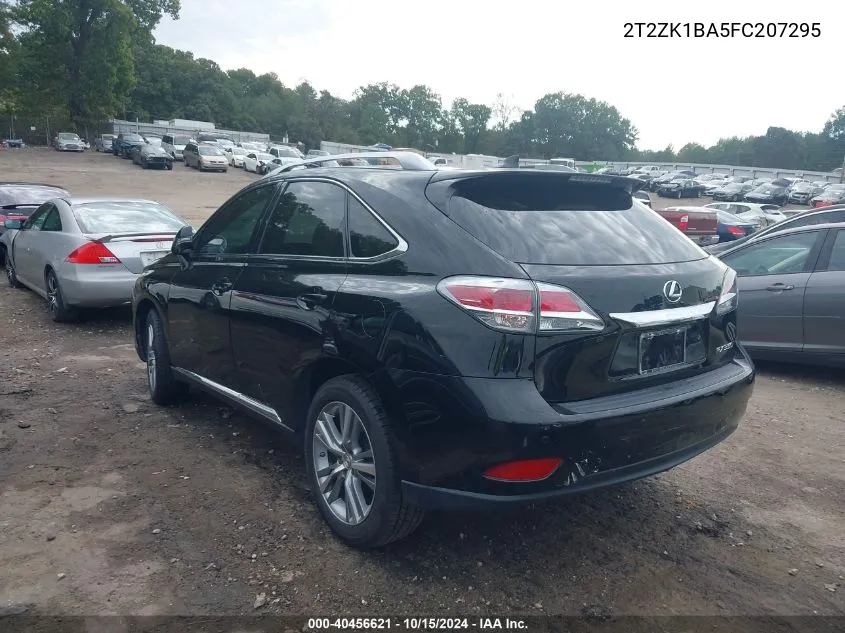 2015 Lexus Rx 350 VIN: 2T2ZK1BA5FC207295 Lot: 40456621