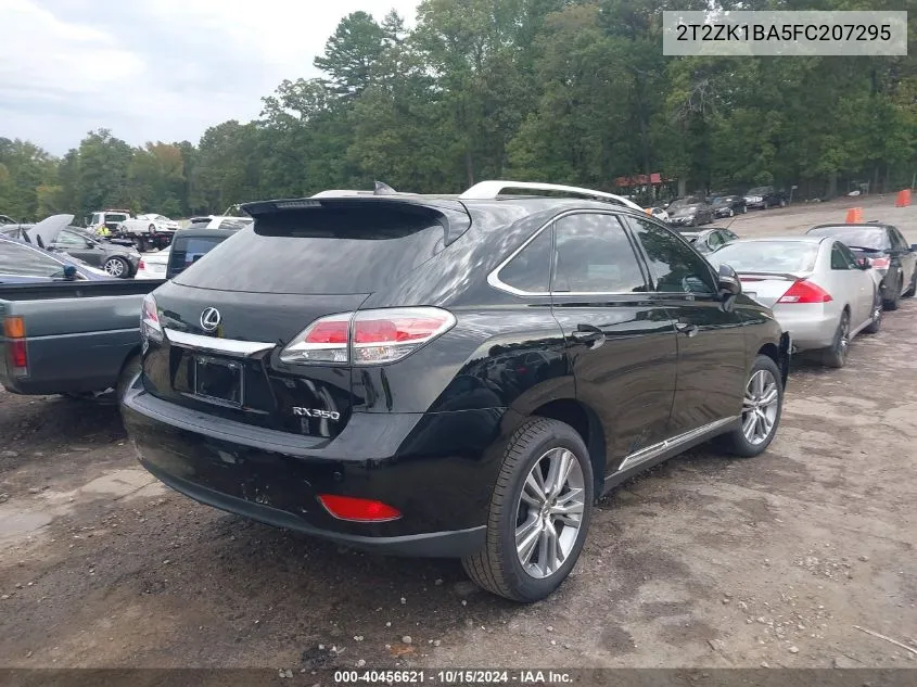 2015 Lexus Rx 350 VIN: 2T2ZK1BA5FC207295 Lot: 40456621