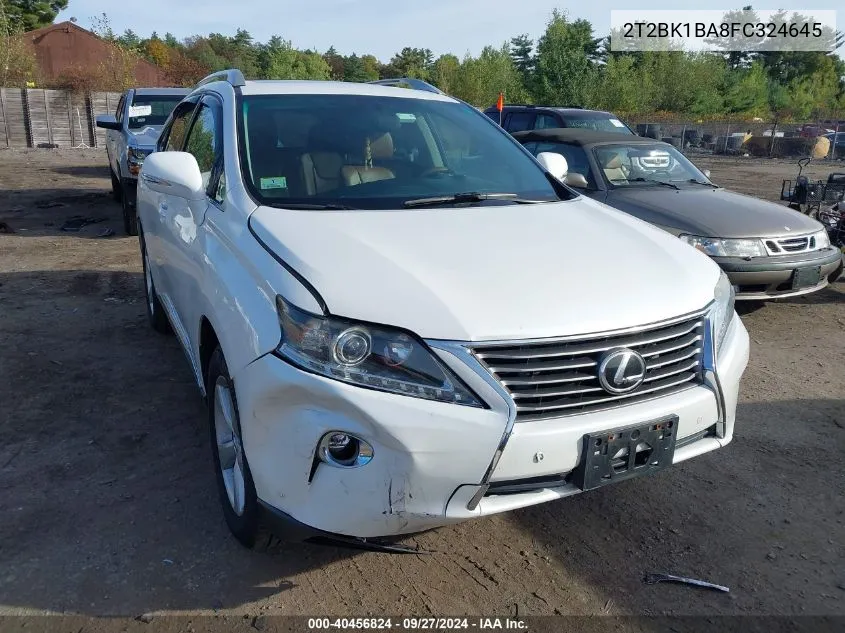 2015 Lexus Rx 350 VIN: 2T2BK1BA8FC324645 Lot: 40456824