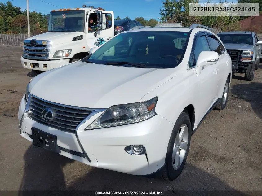 2T2BK1BA8FC324645 2015 Lexus Rx 350