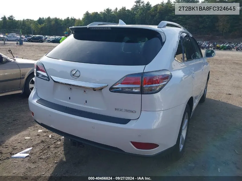 2T2BK1BA8FC324645 2015 Lexus Rx 350