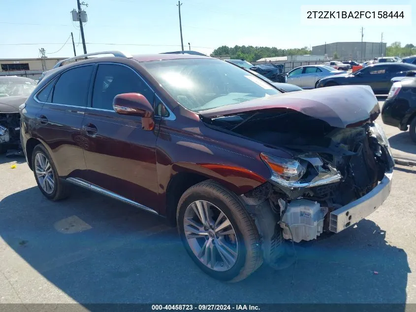 2T2ZK1BA2FC158444 2015 Lexus Rx 350