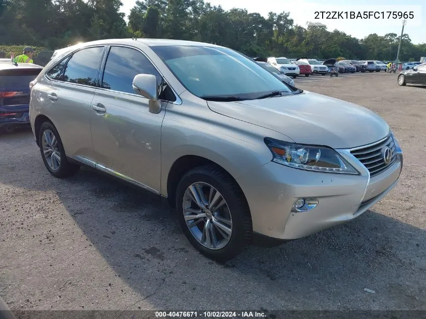 2T2ZK1BA5FC175965 2015 Lexus Rx 350