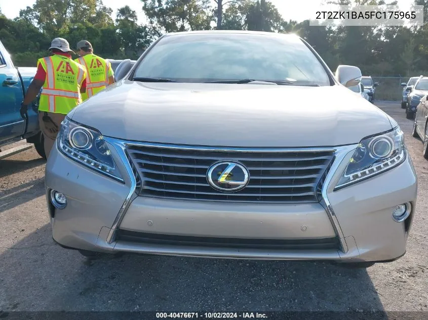 2015 Lexus Rx 350 VIN: 2T2ZK1BA5FC175965 Lot: 40476671