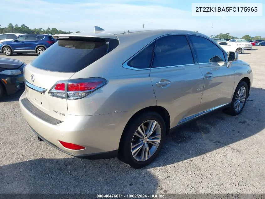 2T2ZK1BA5FC175965 2015 Lexus Rx 350