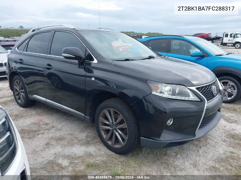 2015 Lexus Rx 350/Base/F Sport VIN: 2T2BK1BA7FC288317 Lot: 40489679