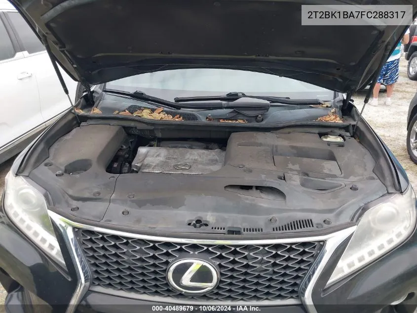 2015 Lexus Rx 350/Base/F Sport VIN: 2T2BK1BA7FC288317 Lot: 40489679