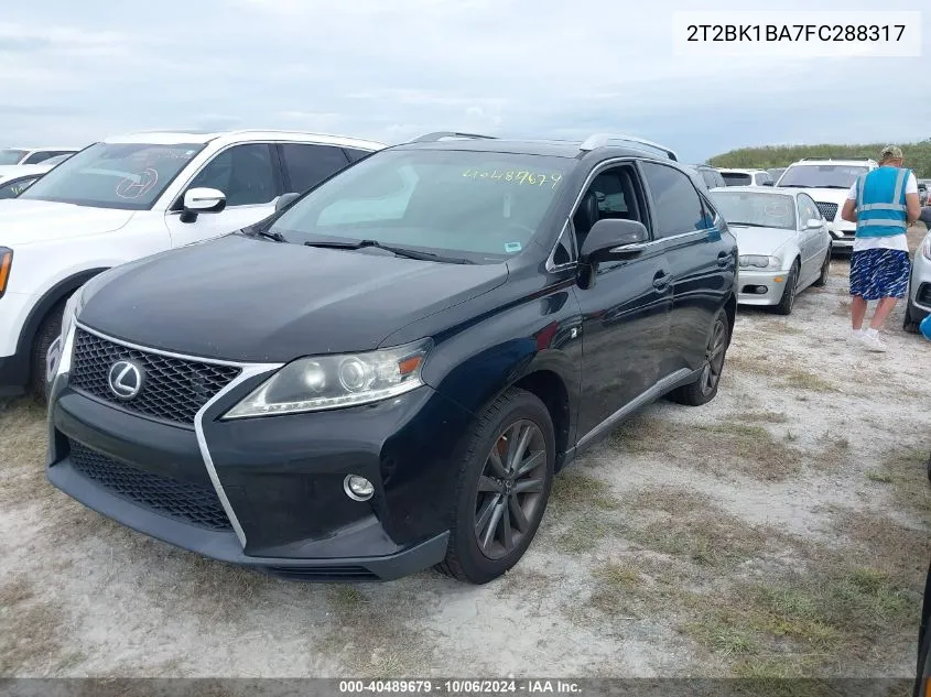 2015 Lexus Rx 350/Base/F Sport VIN: 2T2BK1BA7FC288317 Lot: 40489679