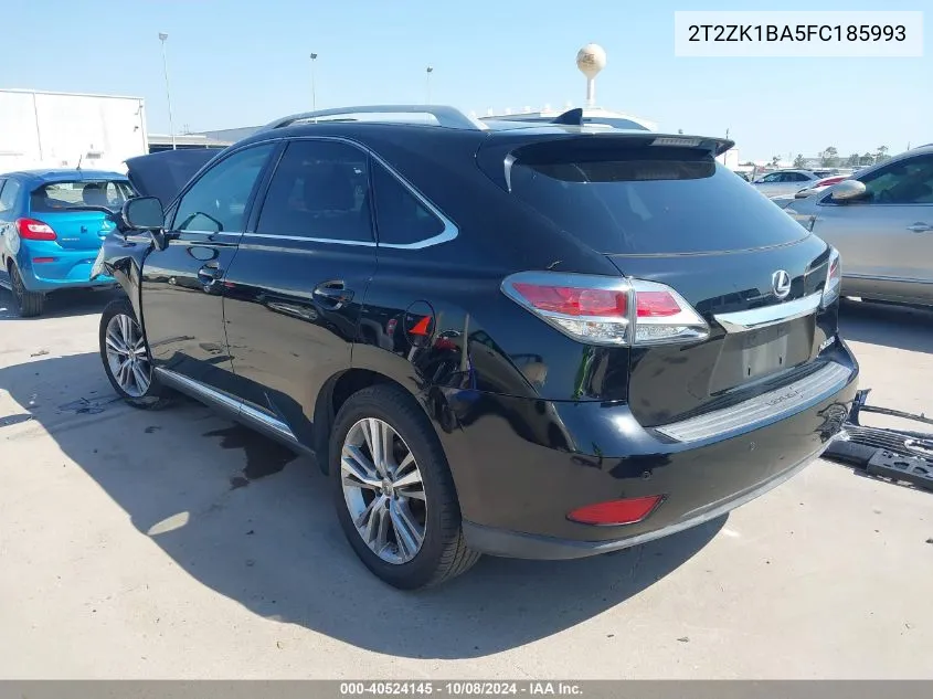 2015 Lexus Rx 350 VIN: 2T2ZK1BA5FC185993 Lot: 40524145