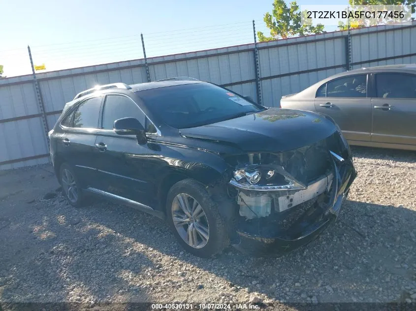 2015 Lexus Rx 350 VIN: 2T2ZK1BA5FC177456 Lot: 40530131