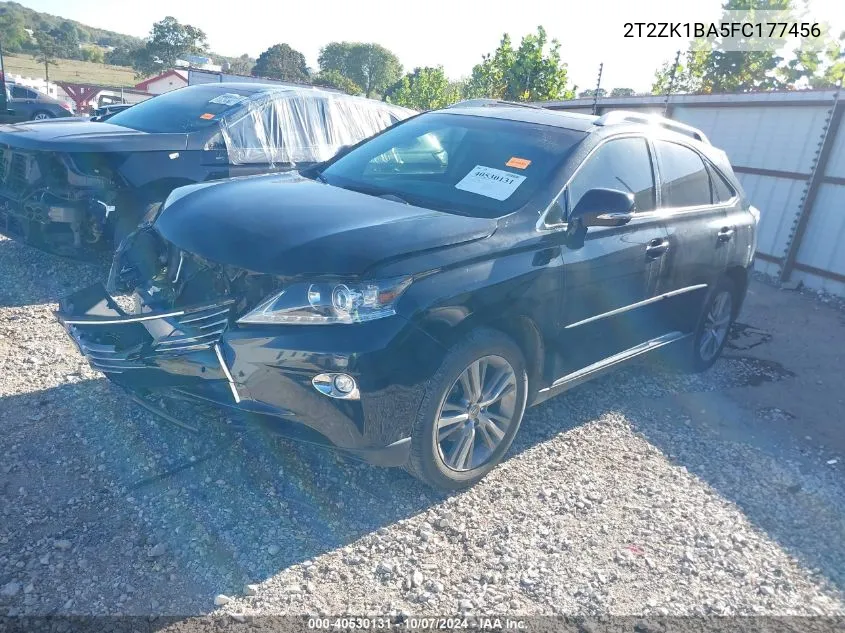 2015 Lexus Rx 350 VIN: 2T2ZK1BA5FC177456 Lot: 40530131