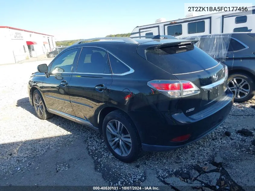 2015 Lexus Rx 350 VIN: 2T2ZK1BA5FC177456 Lot: 40530131