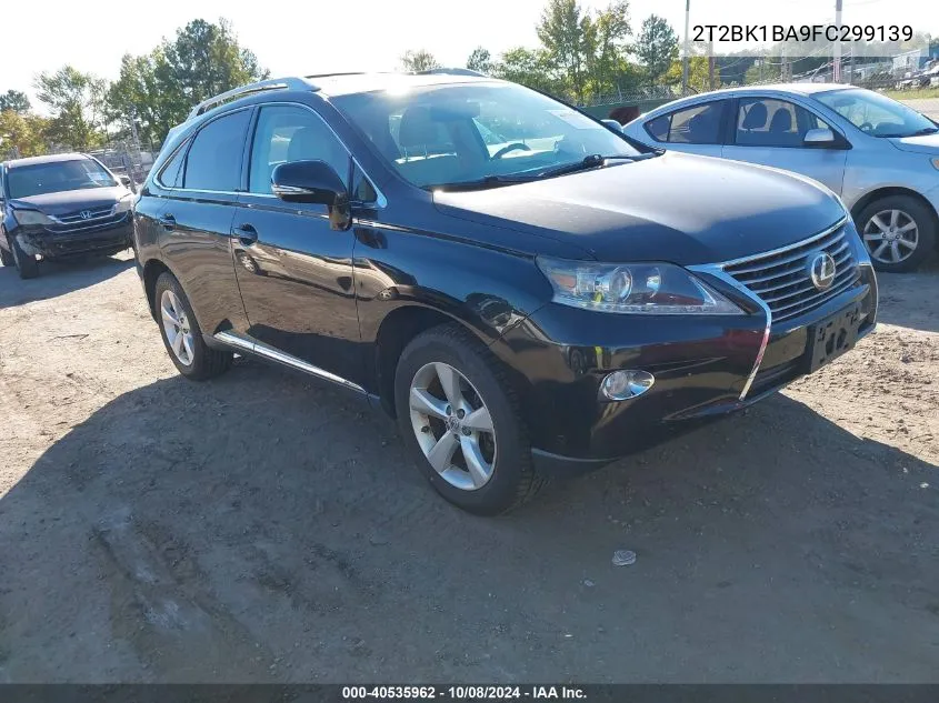 2015 Lexus Rx 350 VIN: 2T2BK1BA9FC299139 Lot: 40535962