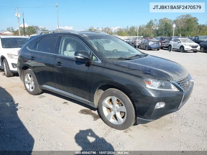 2015 Lexus Rx 350 VIN: JTJBK1BA5F2470579 Lot: 40543796