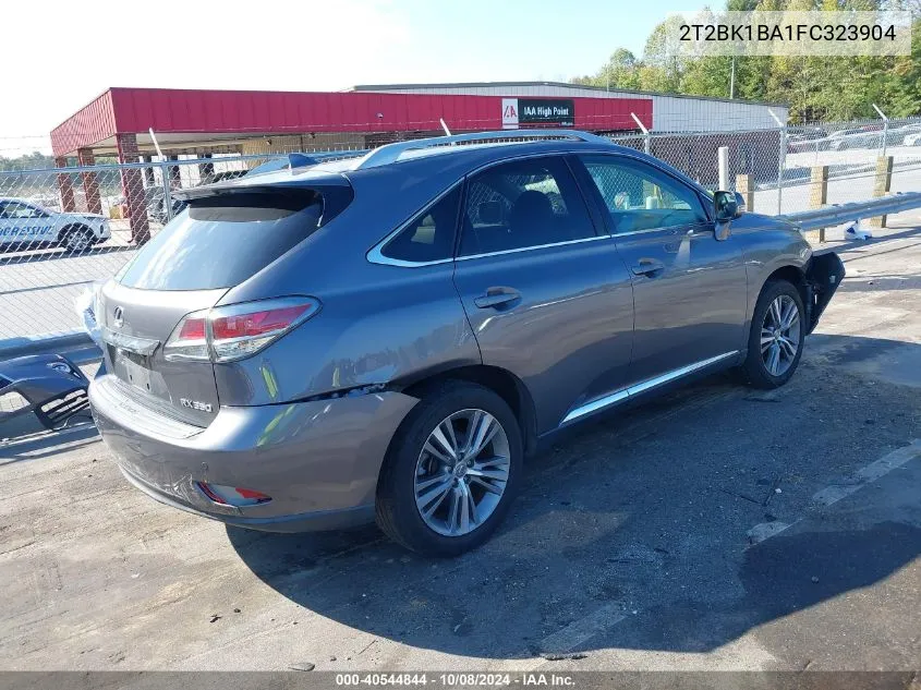 2015 Lexus Rx 350 VIN: 2T2BK1BA1FC323904 Lot: 40544844