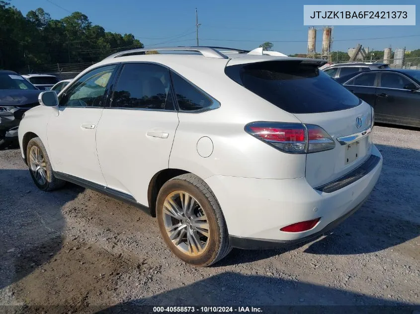 2015 Lexus Rx 350 VIN: JTJZK1BA6F2421373 Lot: 40558573