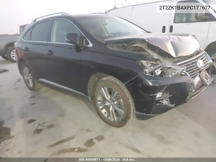 2015 Lexus Rx 350 VIN: 2T2ZK1BAXFC177677 Lot: 40559571