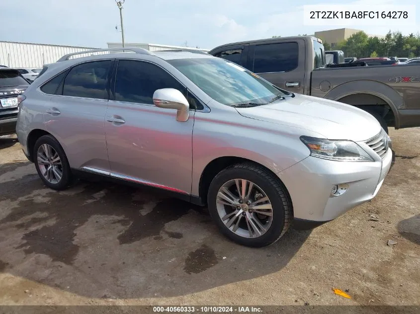 2015 Lexus Rx 350 VIN: 2T2ZK1BA8FC164278 Lot: 40560333