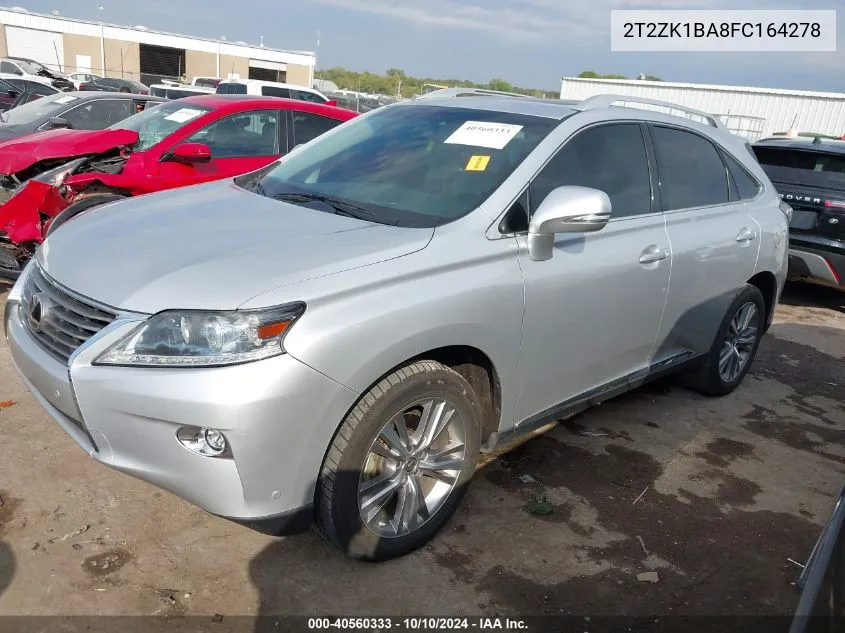 2015 Lexus Rx 350 VIN: 2T2ZK1BA8FC164278 Lot: 40560333