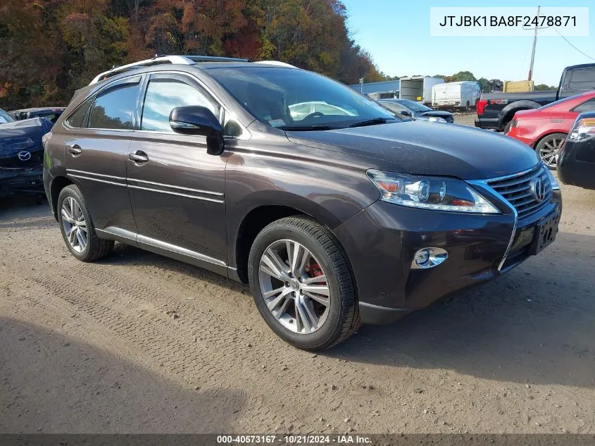 2015 Lexus Rx 350 VIN: JTJBK1BA8F2478871 Lot: 40573167