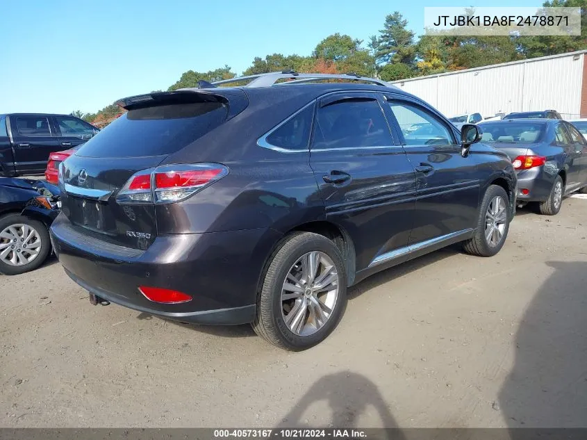 2015 Lexus Rx 350 VIN: JTJBK1BA8F2478871 Lot: 40573167