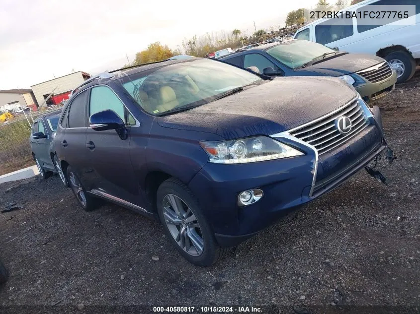 2015 Lexus Rx 350 VIN: 2T2BK1BA1FC277765 Lot: 40580817