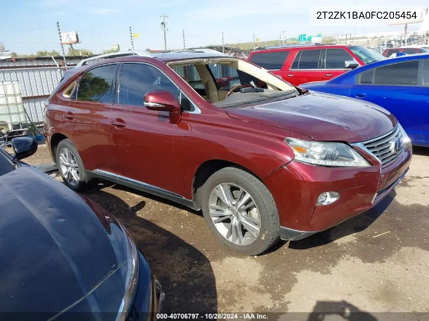 2015 Lexus Rx 350 VIN: 2T2ZK1BA0FC205454 Lot: 40706797