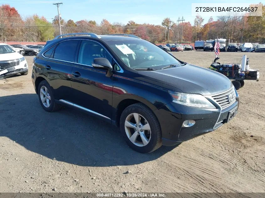 2015 Lexus Rx 350 VIN: 2T2BK1BA4FC264637 Lot: 40712292