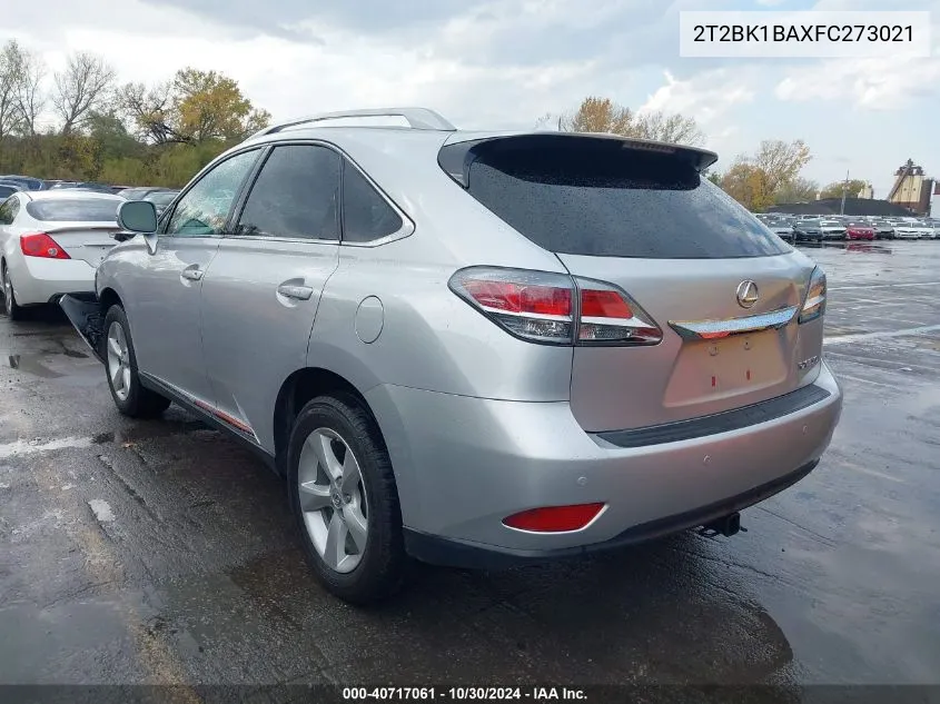 2015 Lexus Rx 350 VIN: 2T2BK1BAXFC273021 Lot: 40717061