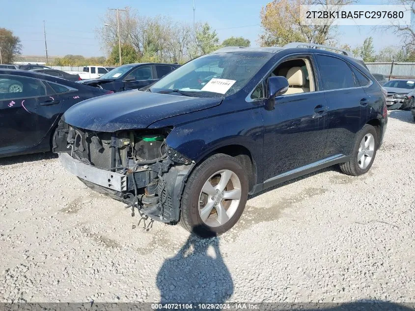 2015 Lexus Rx 350 VIN: 2T2BK1BA5FC297680 Lot: 40721104