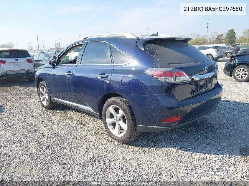 2015 Lexus Rx 350 VIN: 2T2BK1BA5FC297680 Lot: 40721104