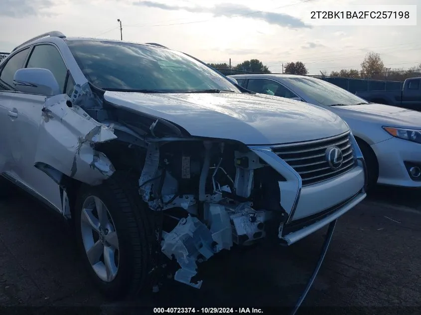 2015 Lexus Rx 350 VIN: 2T2BK1BA2FC257198 Lot: 40723374