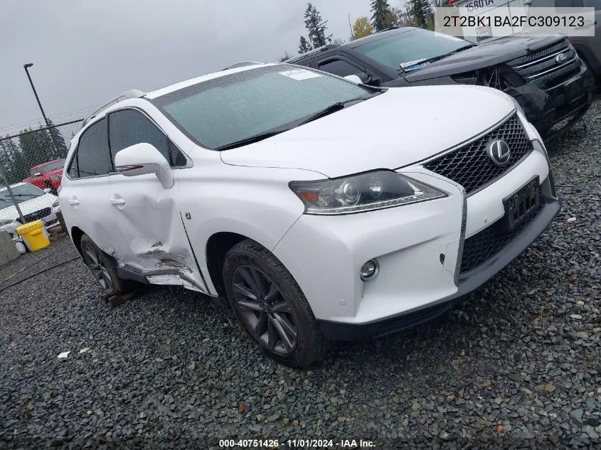 2T2BK1BA2FC309123 2015 Lexus Rx 350 F Sport