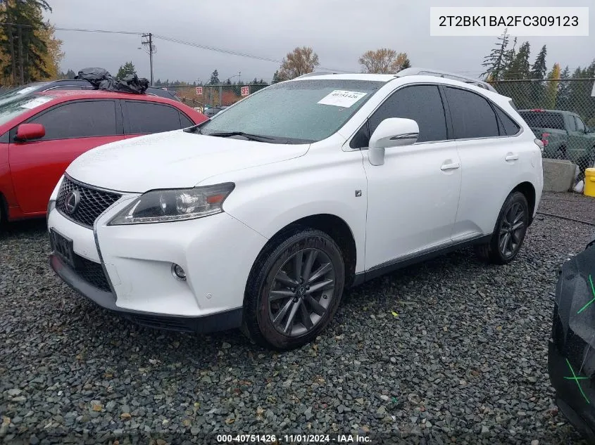 2T2BK1BA2FC309123 2015 Lexus Rx 350 F Sport